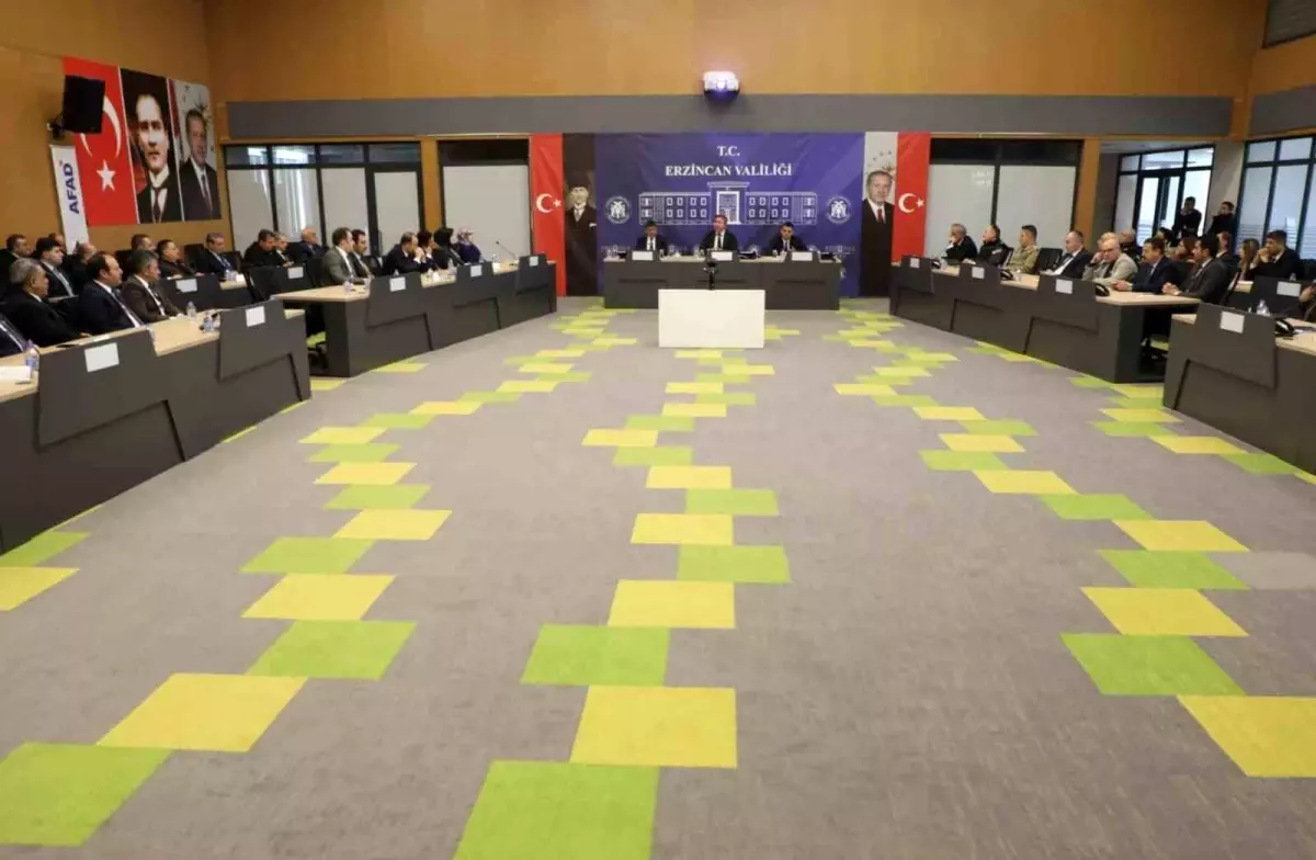 2025 Yılı İl Koordinasyon Kurulu Toplantısı Erzincan’da Gerçekleştirildi