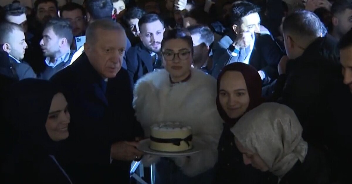 Cumhurbaşkanı Erdoğan’a doğum günü sürprizi