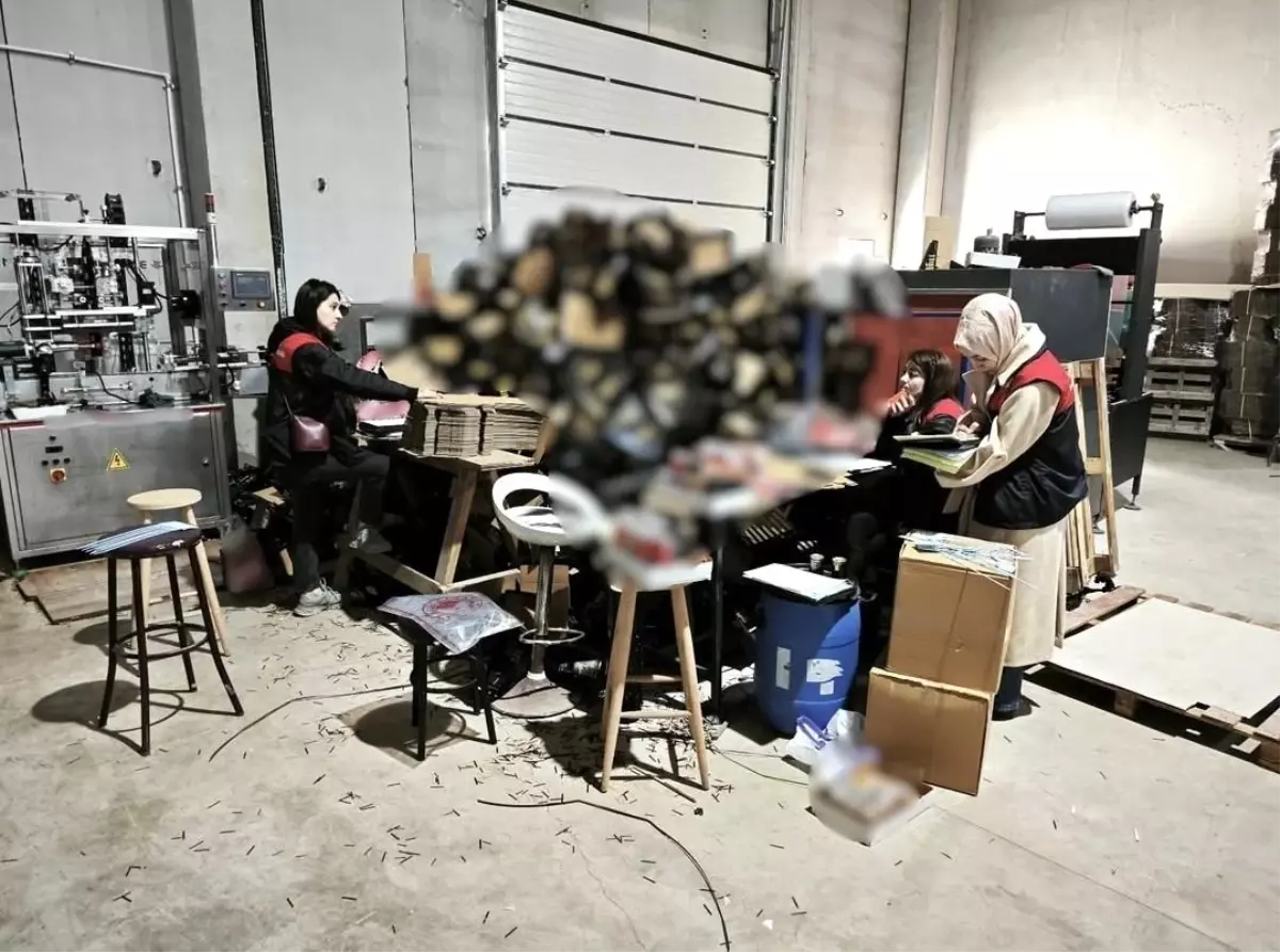 Lüleburgaz’da Yasadışı Enerji İçeceği Baskını
